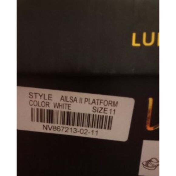 Lulus Women's Size 11 Ailsa II White Platform Heels - NWT - Picture 10 of 10